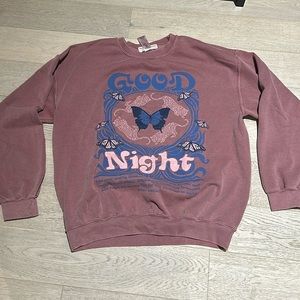 “Goodnight” Urban Outfitters graphic sweatshirt